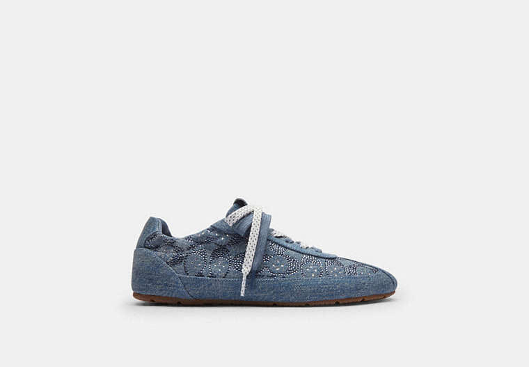 Soft Sneaker In Signature Denim