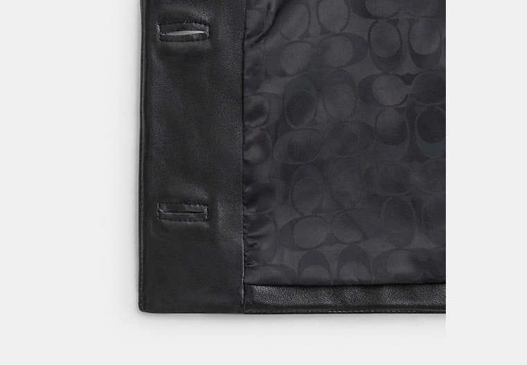 Quilted Leather Vest