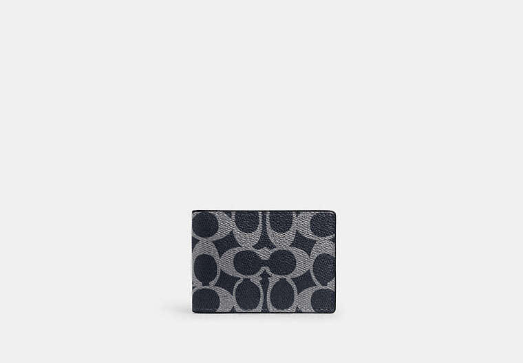 Compact Billfold Wallet In Signature Canvas
