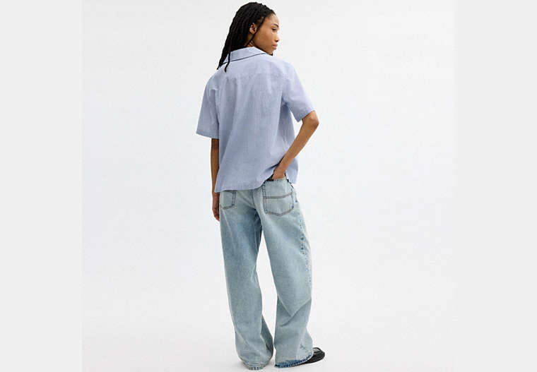 Coach | Brain Dead Darby Dino Short Sleeve Button Up Shirt