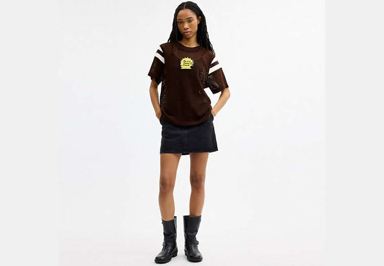 Coach | Brain Dead Mesh Football T-Shirt