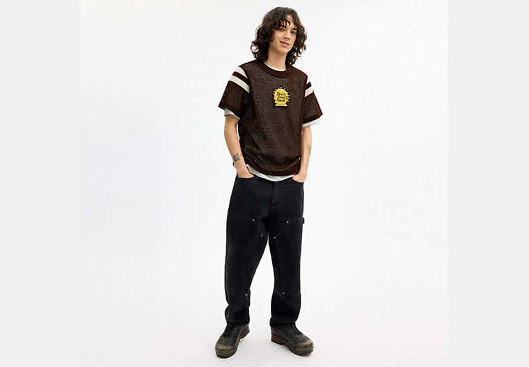 Coach | Brain Dead Mesh Football T-Shirt