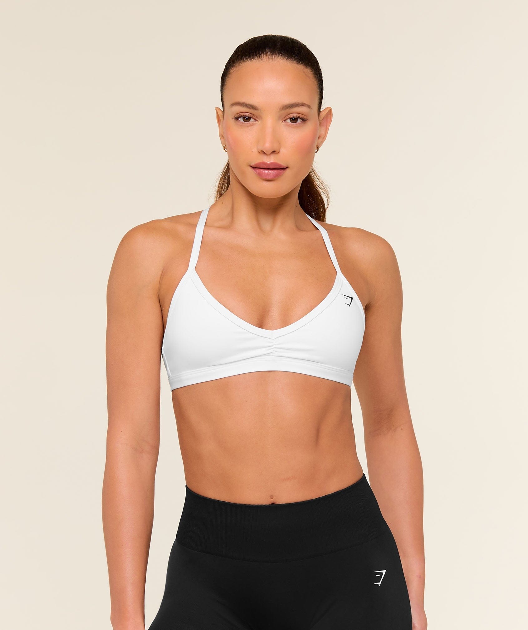 Gymshark Minimal Sports Bra - White