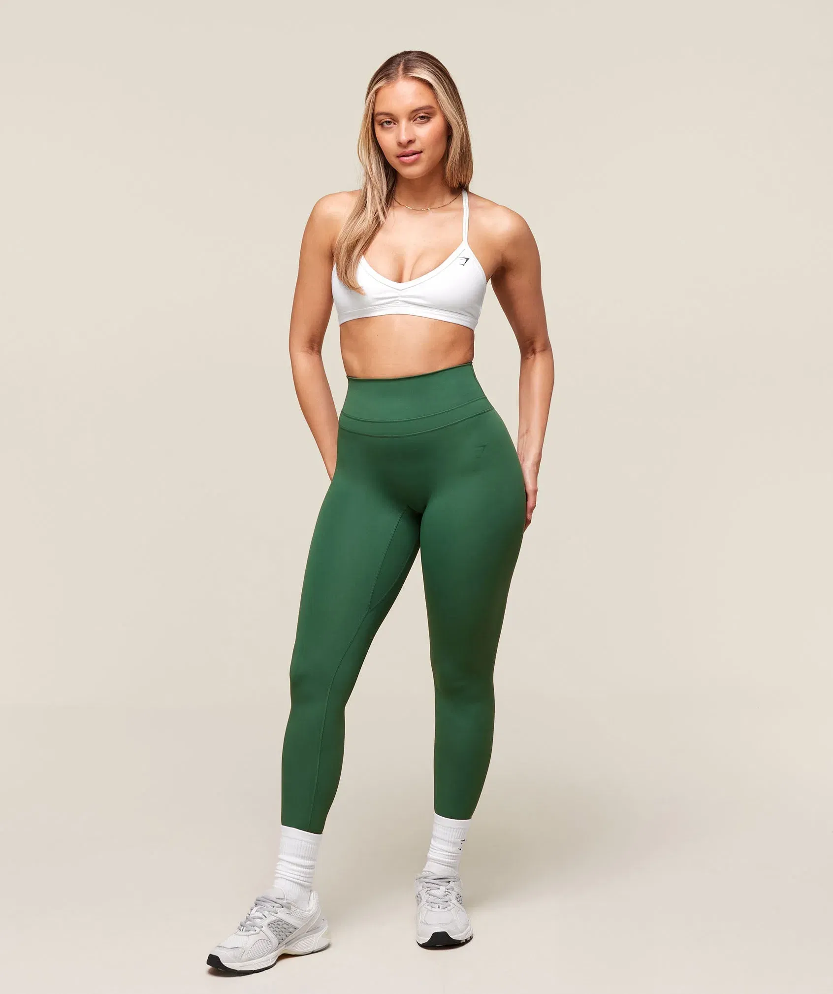 Gymshark Minimal Sports Bra - White