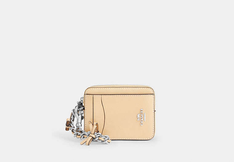 Zip Card Case With Bows