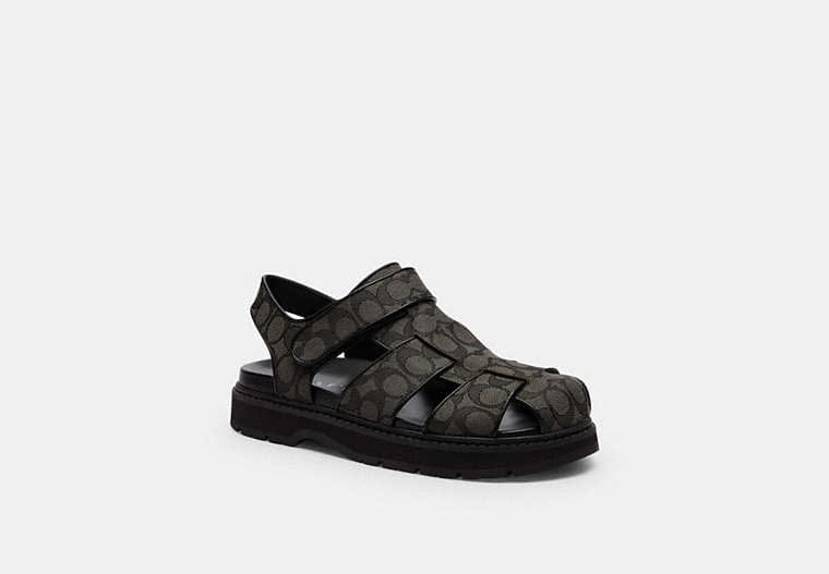Fisherman Sandal In Signature Jacquard