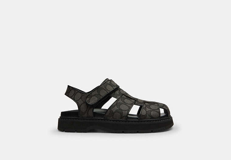 Fisherman Sandal In Signature Jacquard