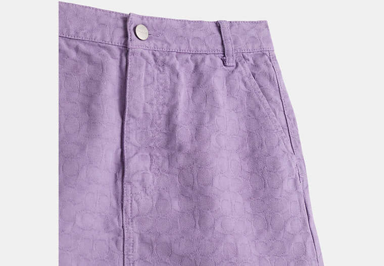 Restored Signature Denim Skirt