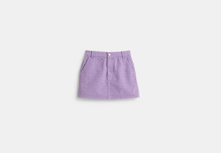 Restored Signature Denim Skirt