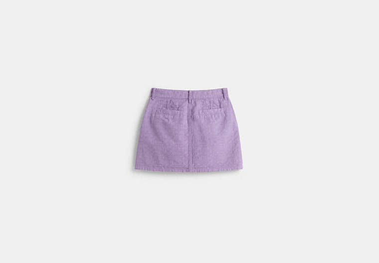 Restored Signature Denim Skirt