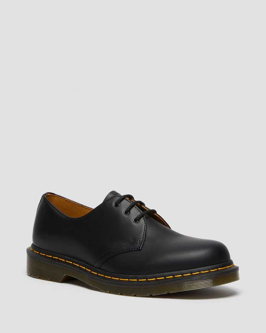 1461 Smooth Leather Oxford Shoes — Black