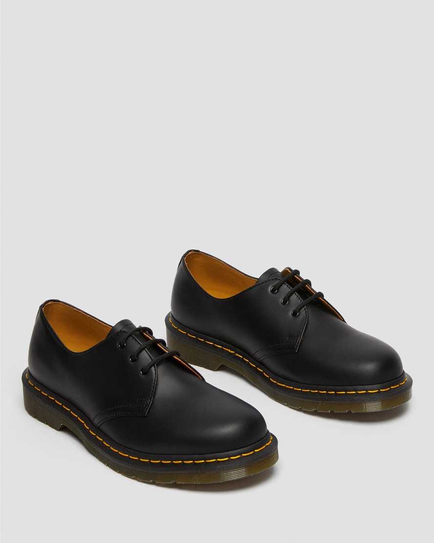 1461 Smooth Leather Oxford Shoes — Black