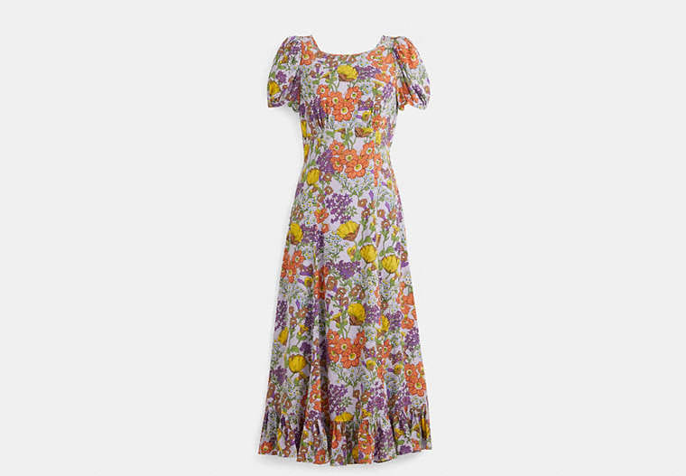 Restored Floral Midi Dress