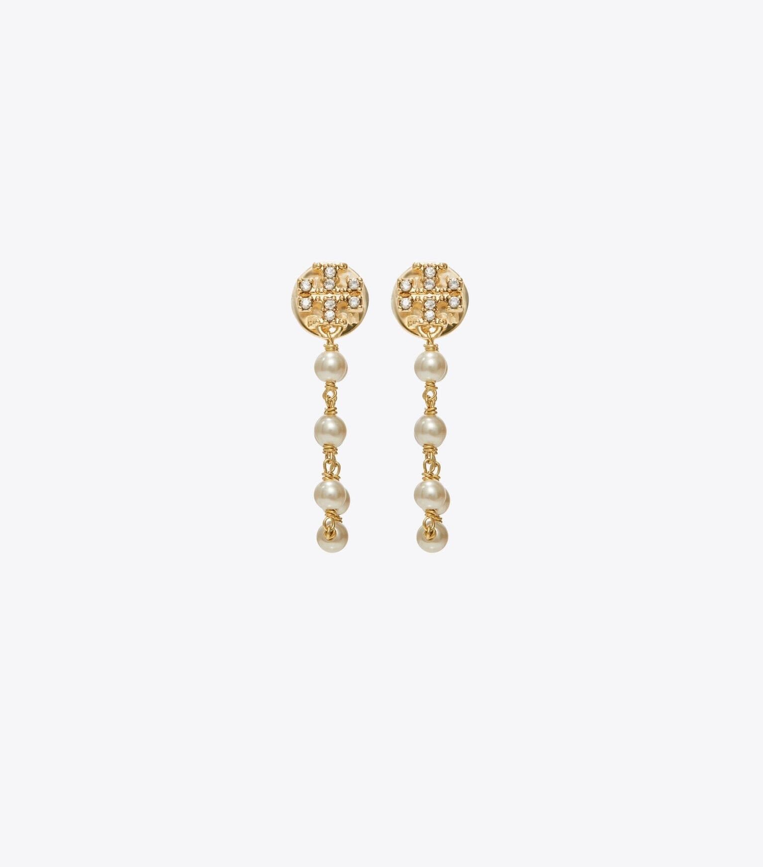 Moondance Pearl and Chain Earrings
