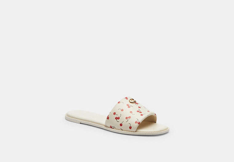 Holly Sandal With Cherry Print