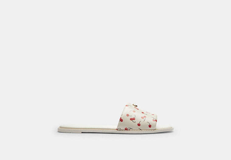 Holly Sandal With Cherry Print