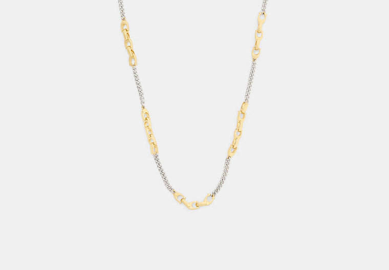 Linked C Necklace