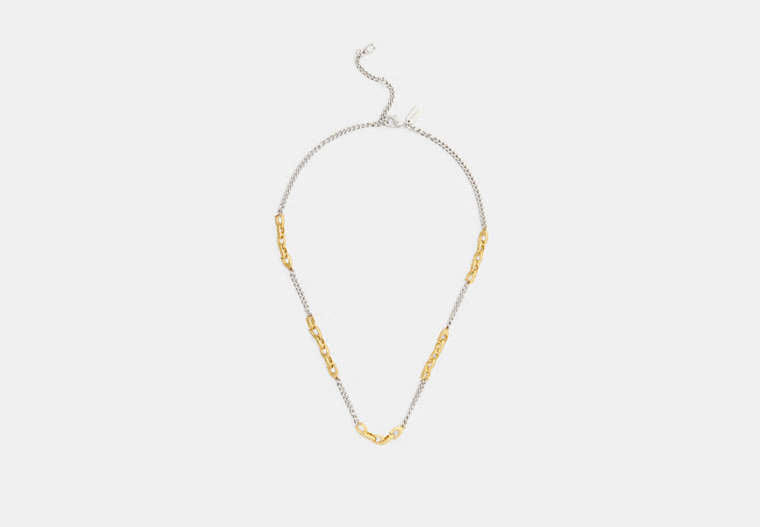 Linked C Necklace