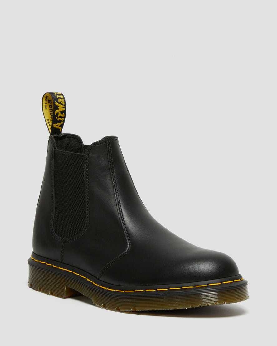 2976 Slip Resistant Leather Chelsea Boots — Black