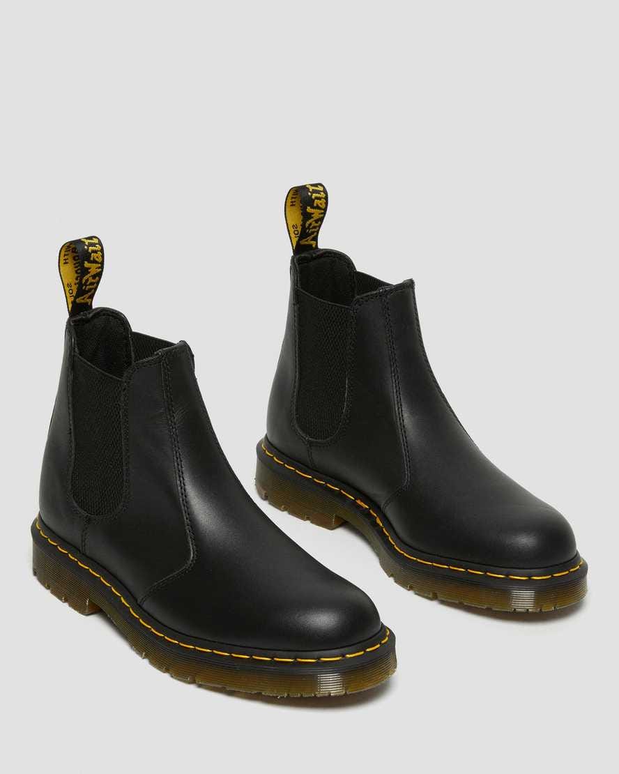 2976 Slip Resistant Leather Chelsea Boots — Black