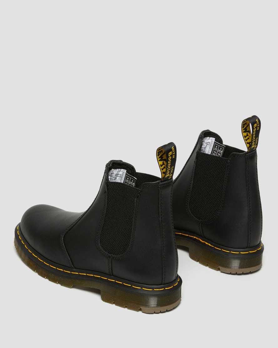 2976 Slip Resistant Leather Chelsea Boots — Black