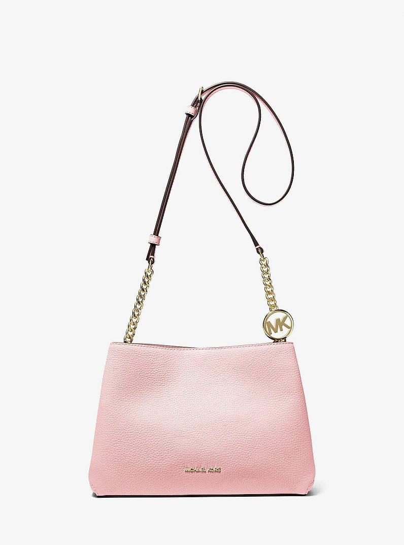 Christina Small Pebbled Leather Crossbody Bag