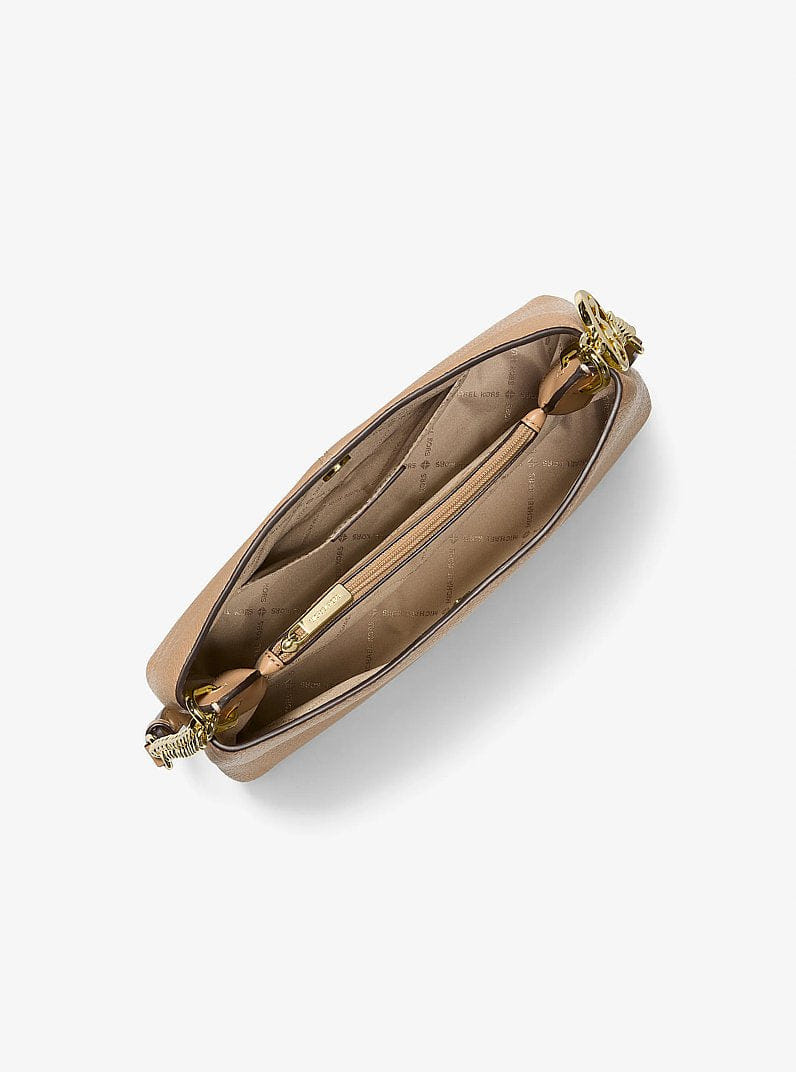 Christina Small Pebbled Leather Crossbody Bag