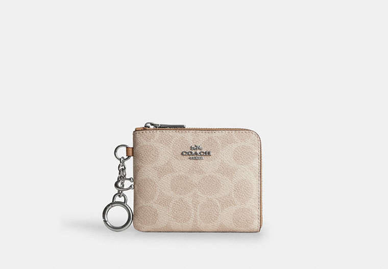 Small Corner Zip Wallet In Signature Canvas