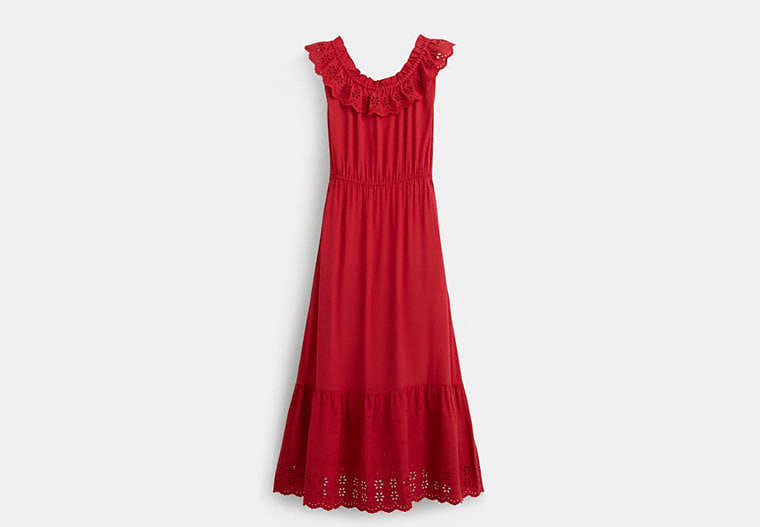 Restored Sleeveless Ruffle Dress
