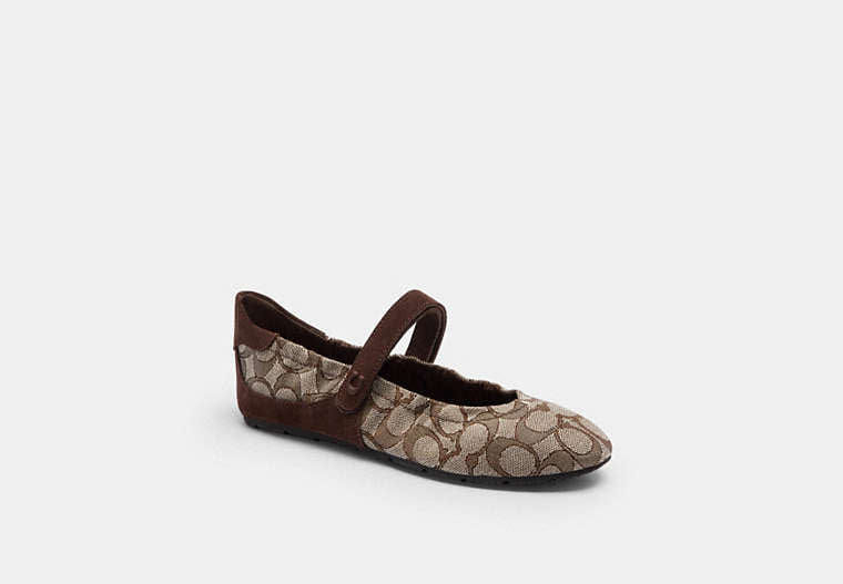 Mary Jane Sneaker In Signature Jacquard