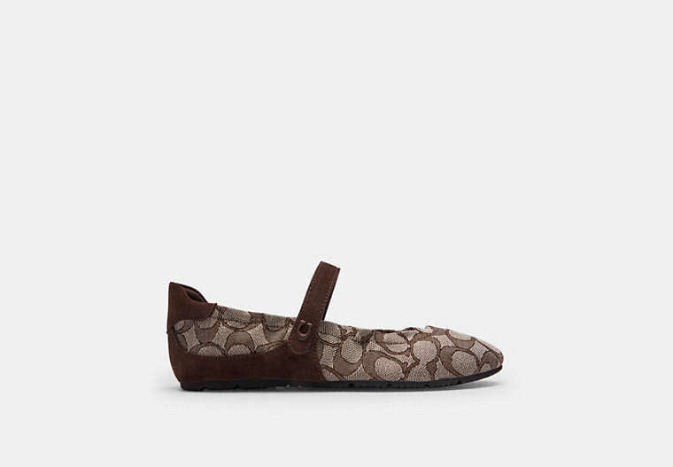 Mary Jane Sneaker In Signature Jacquard