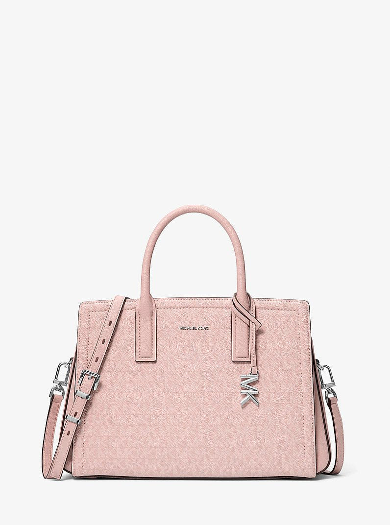 Laila Medium Signature Logo Satchel