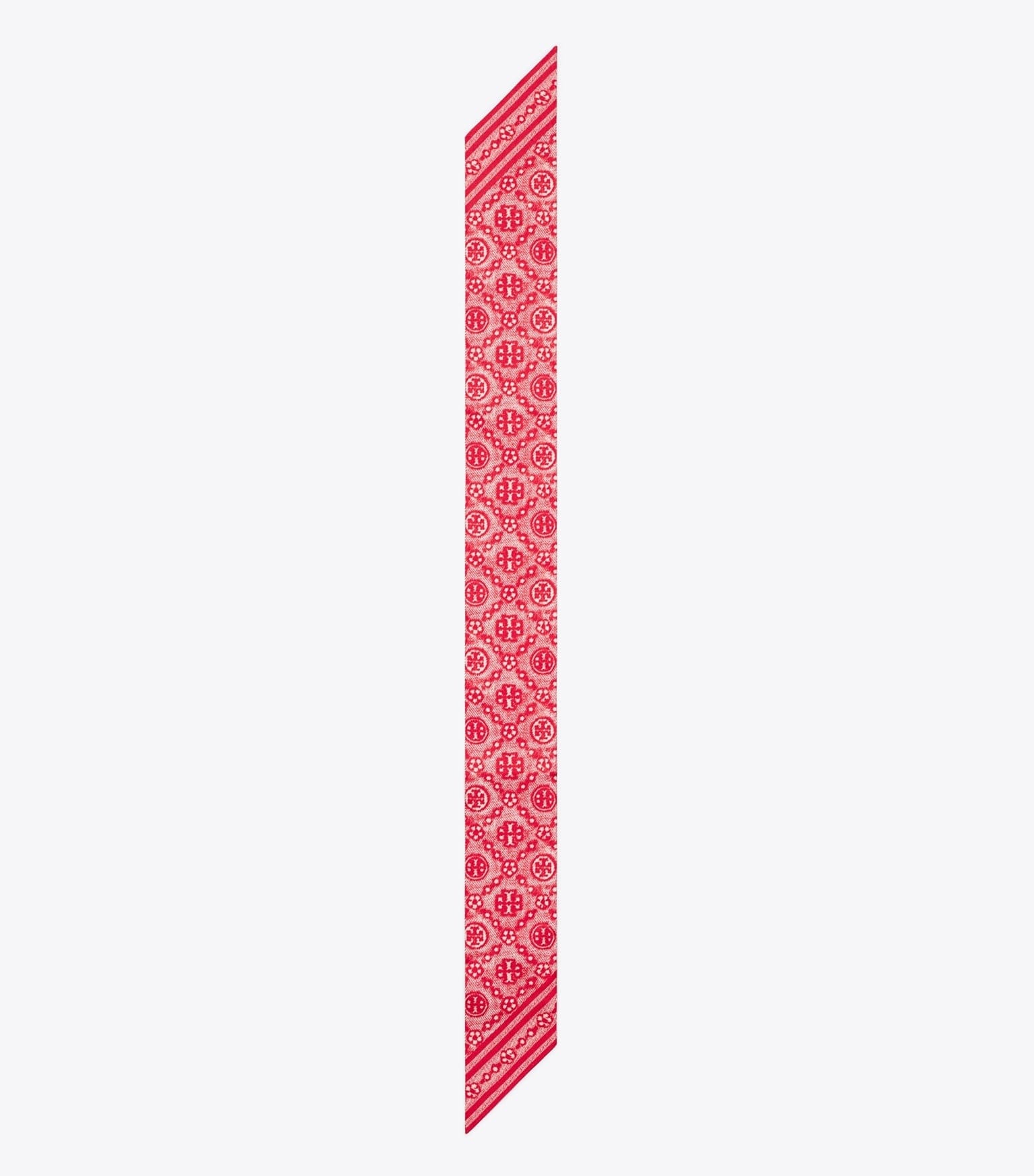 T Monogram Silk Ribbon Tie