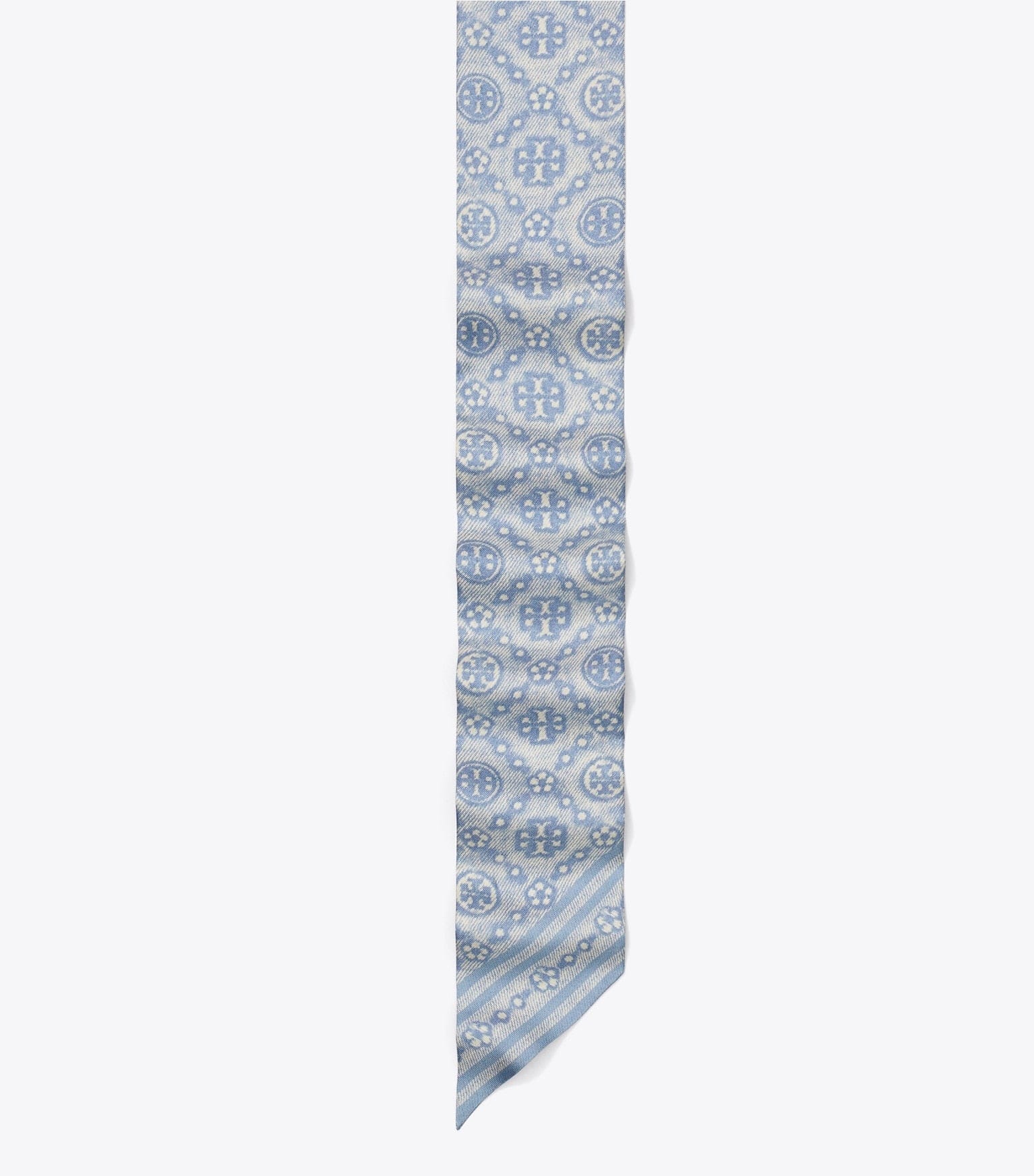 T Monogram Silk Ribbon Tie