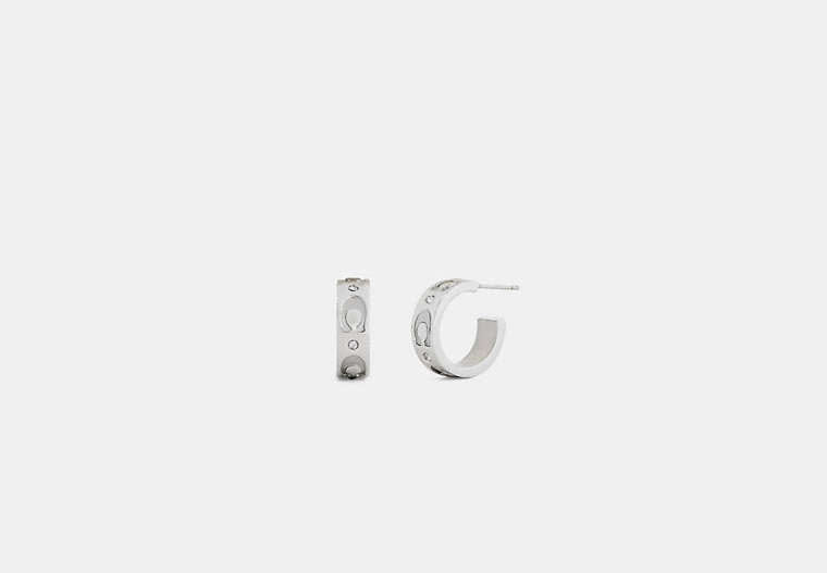 Repeated C Huggie Earrings