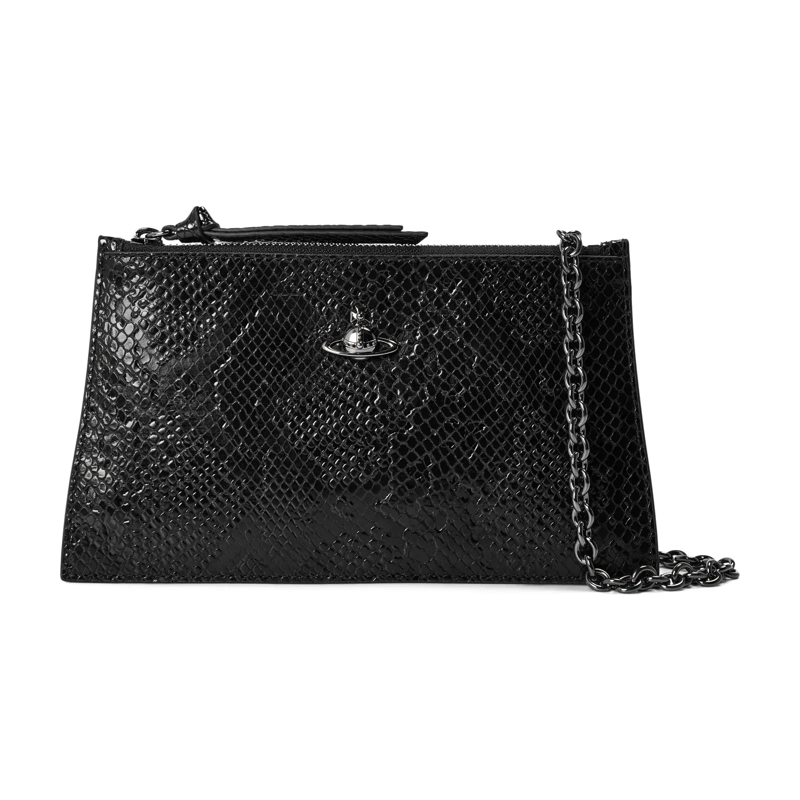Vivienne Westwood Raffia Zip Clutch