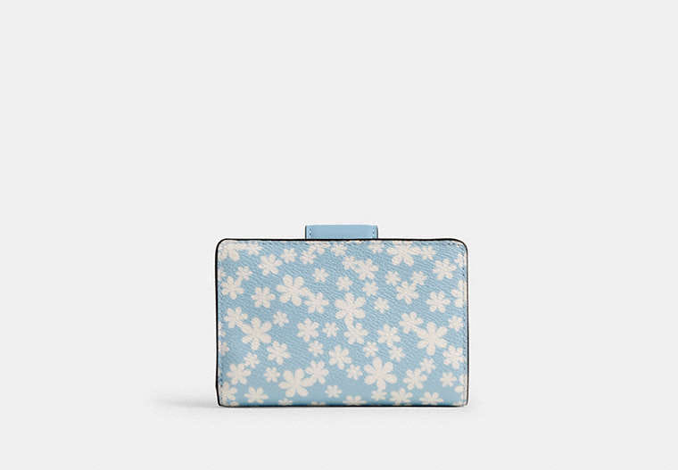 Medium Corner Zip Wallet With Floral Print
