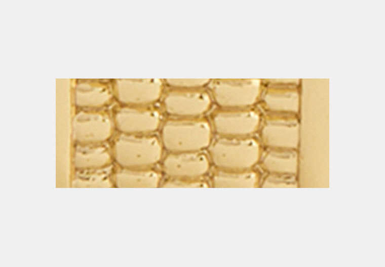 Textured Signature Small Hoop Earrings