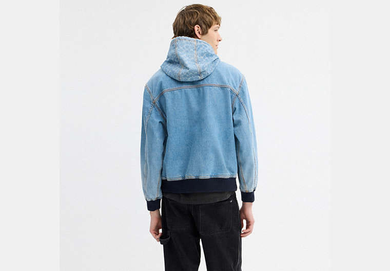 Signature Denim Zip Jacket