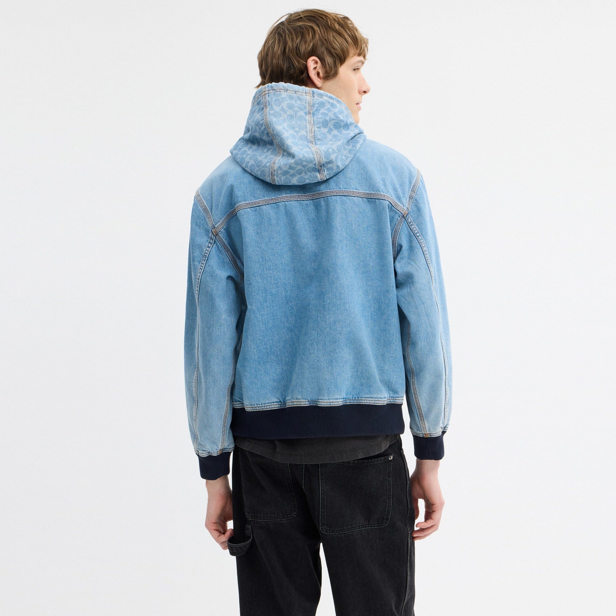 Signature Denim Zip Jacket