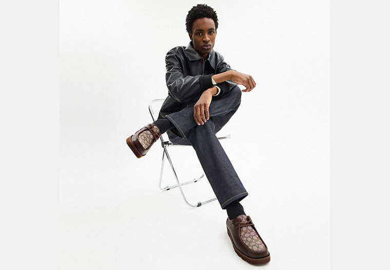 Chukka Shoe With Signature Canvas