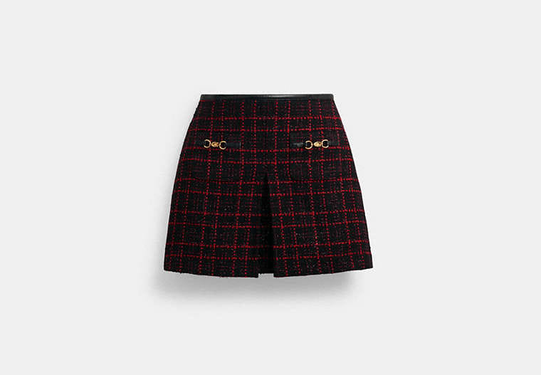 Sculpted C Tweed Skirt