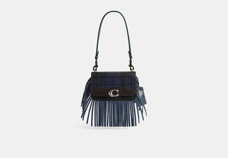 Reloved Bandit Crossbody Bag With Plaid Print