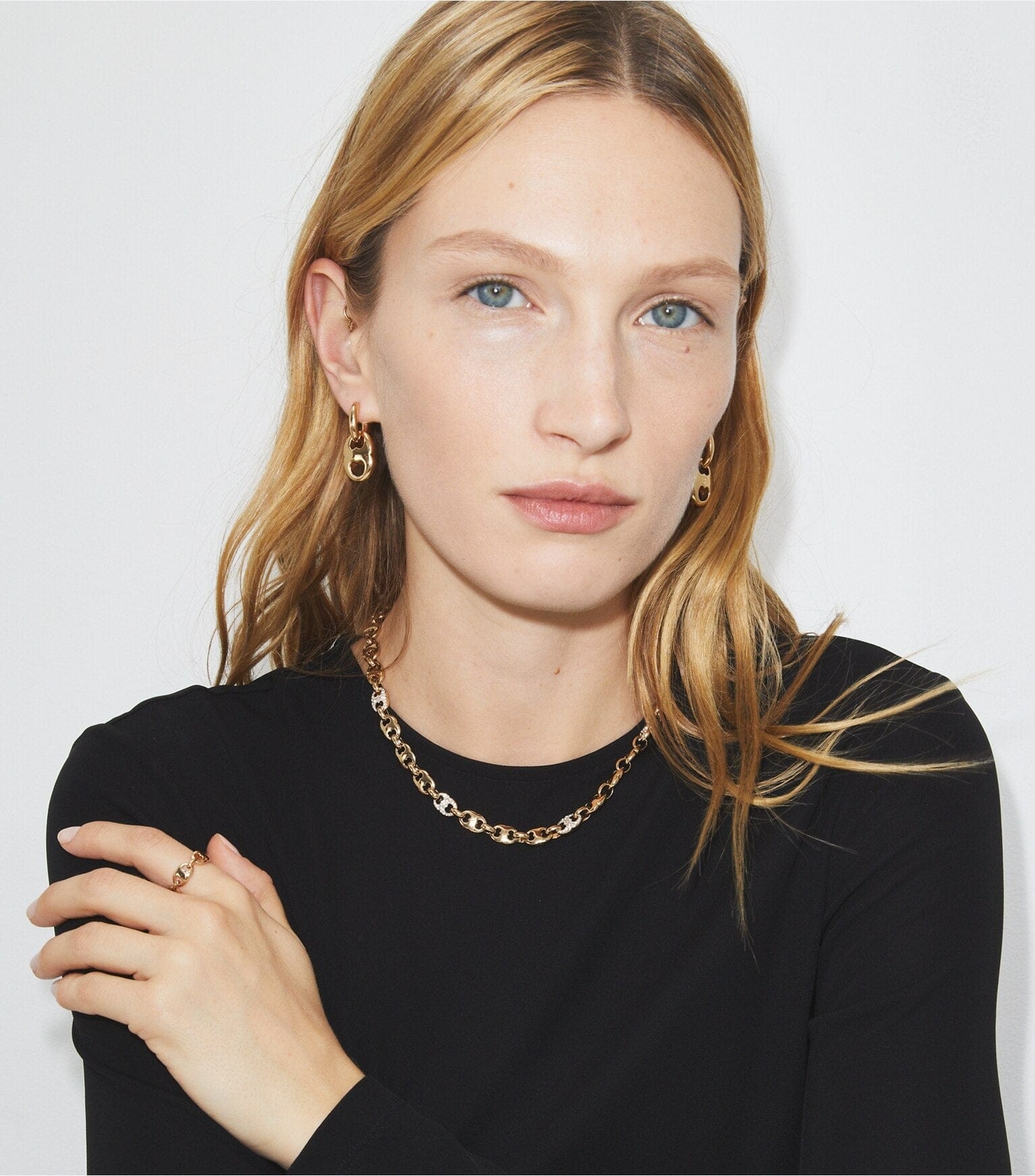 Gemini Link Pavé Necklace