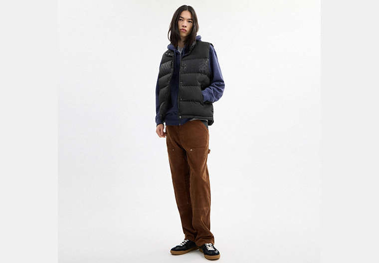 Reversible Colorblock Down Vest
