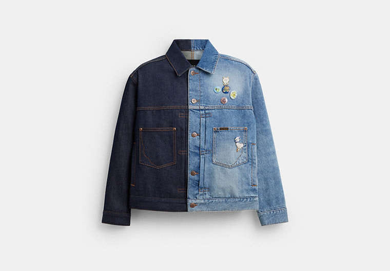 Coach | Brain Dead Split Denim Jacket In Recycled Cotton
