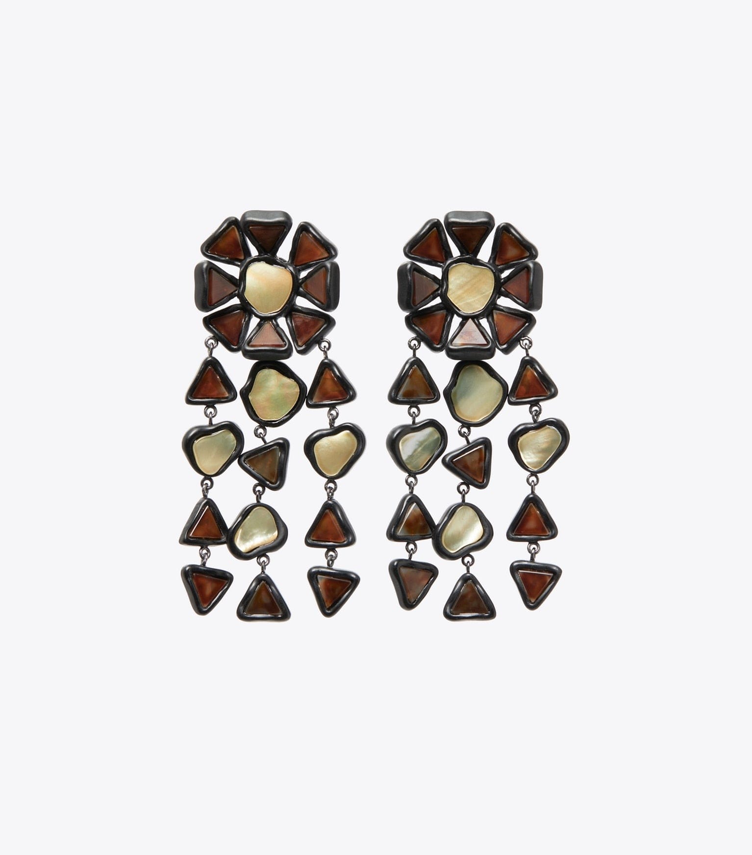 Curiosity Resin Chandelier Earrings