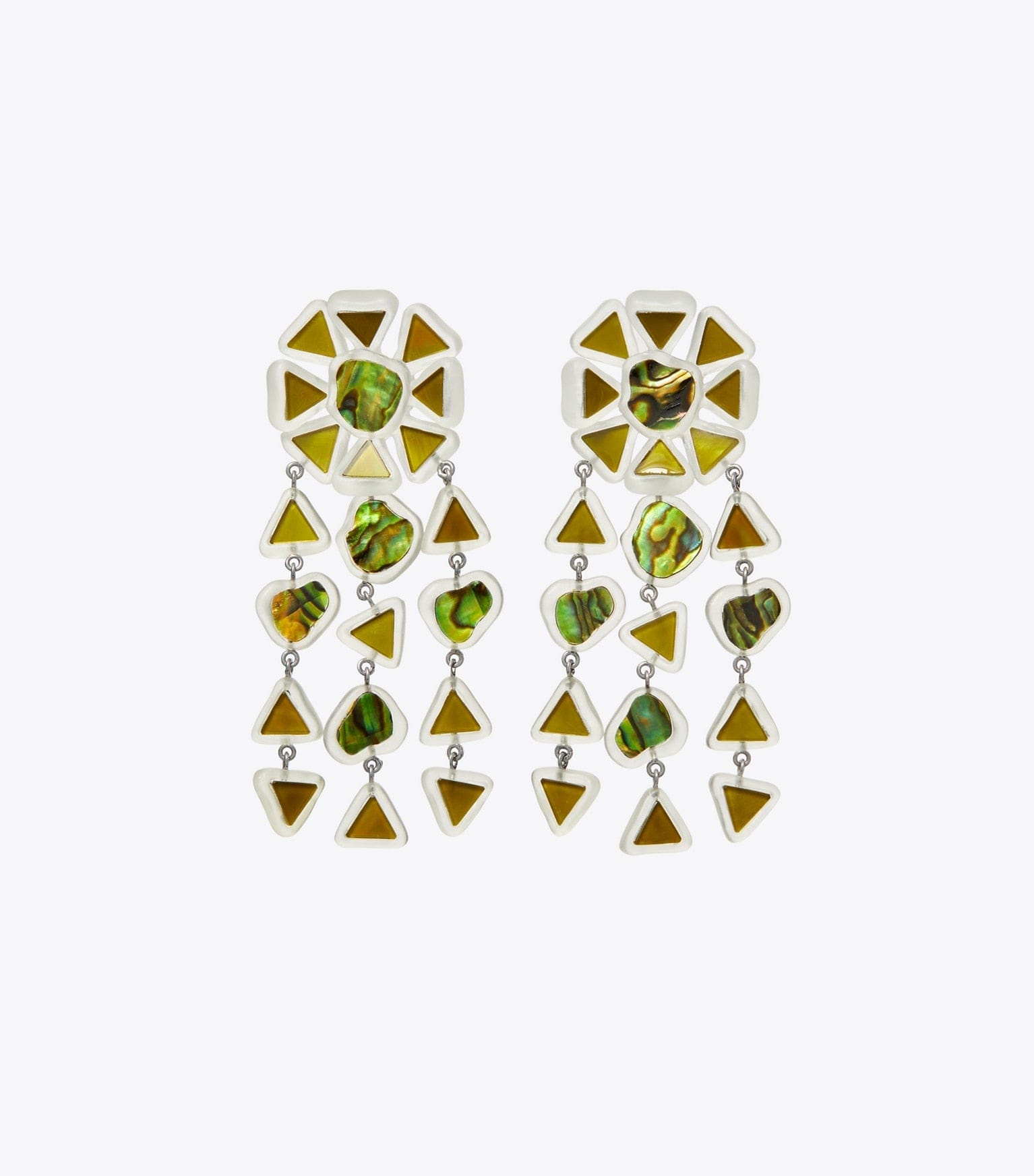 Curiosity Resin Chandelier Earrings