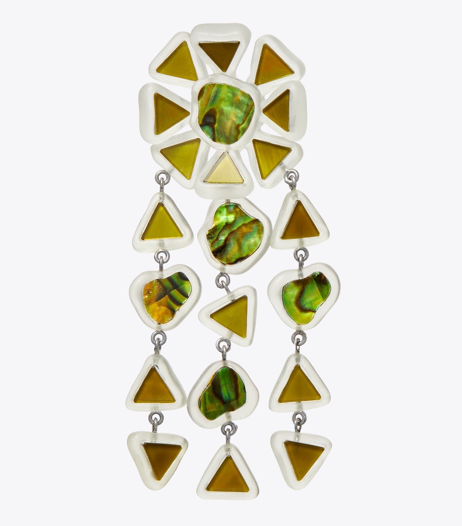Curiosity Resin Chandelier Earrings