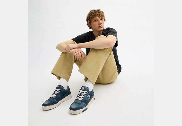 Soho Sneaker In Loved Denim